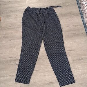 H&M Floral drawstring pant